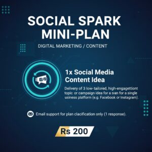 Social Spark Mini-Plan